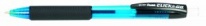 Ручка шариковая автом 0,7мм резин/манж прозр/тонир/трехгр/корпус Pentel Click N Go синяя (12) 