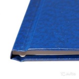 Обложка д/термопереплета картон 24мм 220л синяя Deluxe Binding Covers Steel Vip (10) 