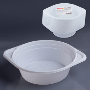 Посуда Тарелка одноразовая 150мм 50шт/уп белая (5)