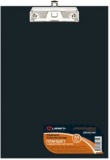 Доска планшет с верхним зажимом А4 ПВХ Lamark черн с держ д/руч (50) 