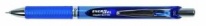 Ручка гелевая автом 0,5мм резин/манж непрозр/корпус Pentel Energel синяя (12) 