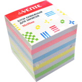 Куб-блок цветной 90х90х90мм 100г/м2 deVente (24) лимит