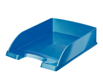 Поддон д/бумаг пластик Leitz WOW глянц синий (5) 