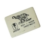 Ластик каучук 31х21х8мм прямоуг Koh-I-Noor Elephant бел  (60)