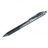 Ручка гелевая автом 0,5мм резин/манж тонир/корпус Berlingo Classic Gel черная  (24)