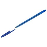 Ручка шариковая 1,0мм тонир/корпус на масл/основе Стамм 111 син (150)