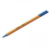 Ручка капиллярная линер 0,4мм непрозр/трехгр/корпус Berlingo синяя (24)