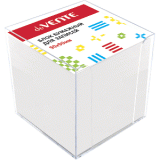 Куб-блок белый пласт/бокс 90х90х90мм 100г/м2 deVente (12) лимит