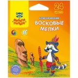 Мелки восковые 24цв Мульти-Пульти круглые (8) 