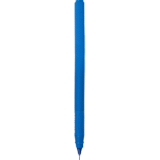 Ручка шариковая 0,7мм резин/манж непрозр/трехгр/син/корпус deVente Triolino Soft игол/узел син (12)