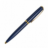 Ручка подар шариковая автом 1,0мм латун/син/матов/корпус золотис/отделка Portobello Opera б/футл син