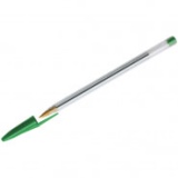Ручка шариковая 0,7мм прозр/корпус OfficeSpace зелен (150) 