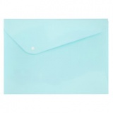 Папка-конверт с кнопкой А4 180мкм диагональ Expert Complete Pastel бирюзовый (20)