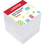 Куб-блок белый 90х90х90мм 100г/м2 deVente (12) лимит