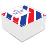 Куб-блок белый пласт/бокс 90х90х50мм 80г/м2 Attomex (24) лимит