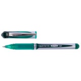 Ручка гелевая 0,7мм резин/манж непрозр/корпус Pentel Energel зелен (12)