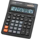 Калькулятор настольный 12разр deVente 199х153х31мм черн (1) лимит аналог SDC-444S
