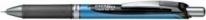 Ручка гелевая автом 0,5мм резин/манж непрозр/корпус Pentel Energel черная (12) 