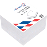 Куб-блок белый 90х90х50мм 70г/м2 пониж/белизна Attomex (24) лимит