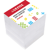 Куб-блок белый 90х90х90мм 100г/м2 deVente склейка (12) лимит