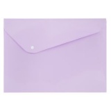 Папка-конверт с кнопкой А4 180мкм диагональ Expert Complete Pastel лиловый (20)