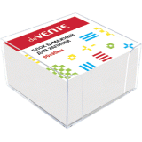 Куб-блок белый пласт/бокс 90х90х50мм 100г/м2 deVente (24) лимит