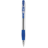 Ручка шариковая автом 0,7мм резин/манж прозр/корпус deVente Incanto син (12) лимит