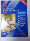 Наклейки полимерные А4 белые 1шт 210х297мм 170г/м2 6л Xerox Window Stickers (10) 