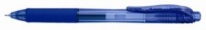 Ручка гелевая автом 0,5мм резин/манж прозр/тонир/корпус Pentel ENERGEL-X игол/узел черн (12) 
