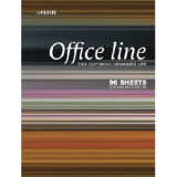 Тетрадь А4 спираль 96л клетка карт/обложка ВД-лак deVente Office line (30) 