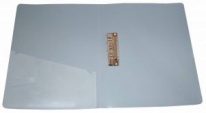 Папка с 1зажим пластик 0,7мм торц и внутр/карман Бюрократ ассорти (30) 