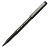Ручка капиллярная роллер 0,5мм непрозр/серый/корпус Pentel метал/клип несмыв/чернила син (12) 