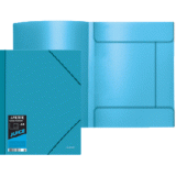 Папка на резинках пластик А4 0,45мм deVente непрозр голуб (100) распродажа