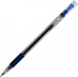 Ручка гелевая 0,5мм резин/манж прозр/корпус игол/узел Pentel синяя (12) снят с пр-ва