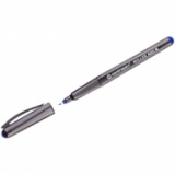 Ручка капиллярная роллер 0,7мм непрозр/треуг/черн/корпус Centropen син(10) 