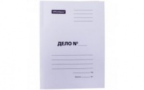 Папка-скоросшиватель картон немел OfficeSpace 300г/м2, до 200л, белый(200)