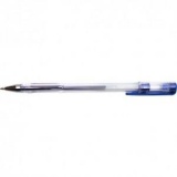 Ручка гелевая 0,5мм прозр/корпус метал/наконечник Dolce Costo син (50)