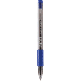 Ручка шариковая 1,0мм резин/манж прозр/корпус deVente игол/узел син (12) лимит