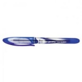 Ручка капиллярная роллер 0,5мм непрозр/корпус прозр/грип игол/узел Attache синий (12)