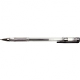 Ручка гелевая 0,5мм прозр/корпус метал/наконечник Dolce Costo черн (50)
