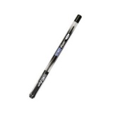 Ручка шариковая 0,7мм резин/манж прозр/корпус метал/наконечник Linc Glycer чер (12)